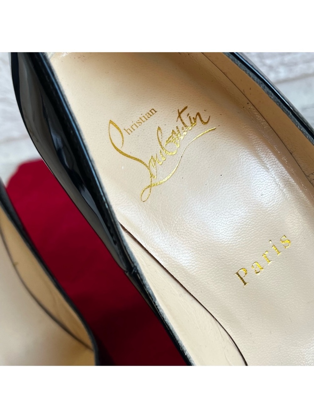 CHRISTIAN LOUBOUTIN Black 120 mm So Kate Pointed Toe Prive Miss Z sz. 37.5 - Picture 3 of 9